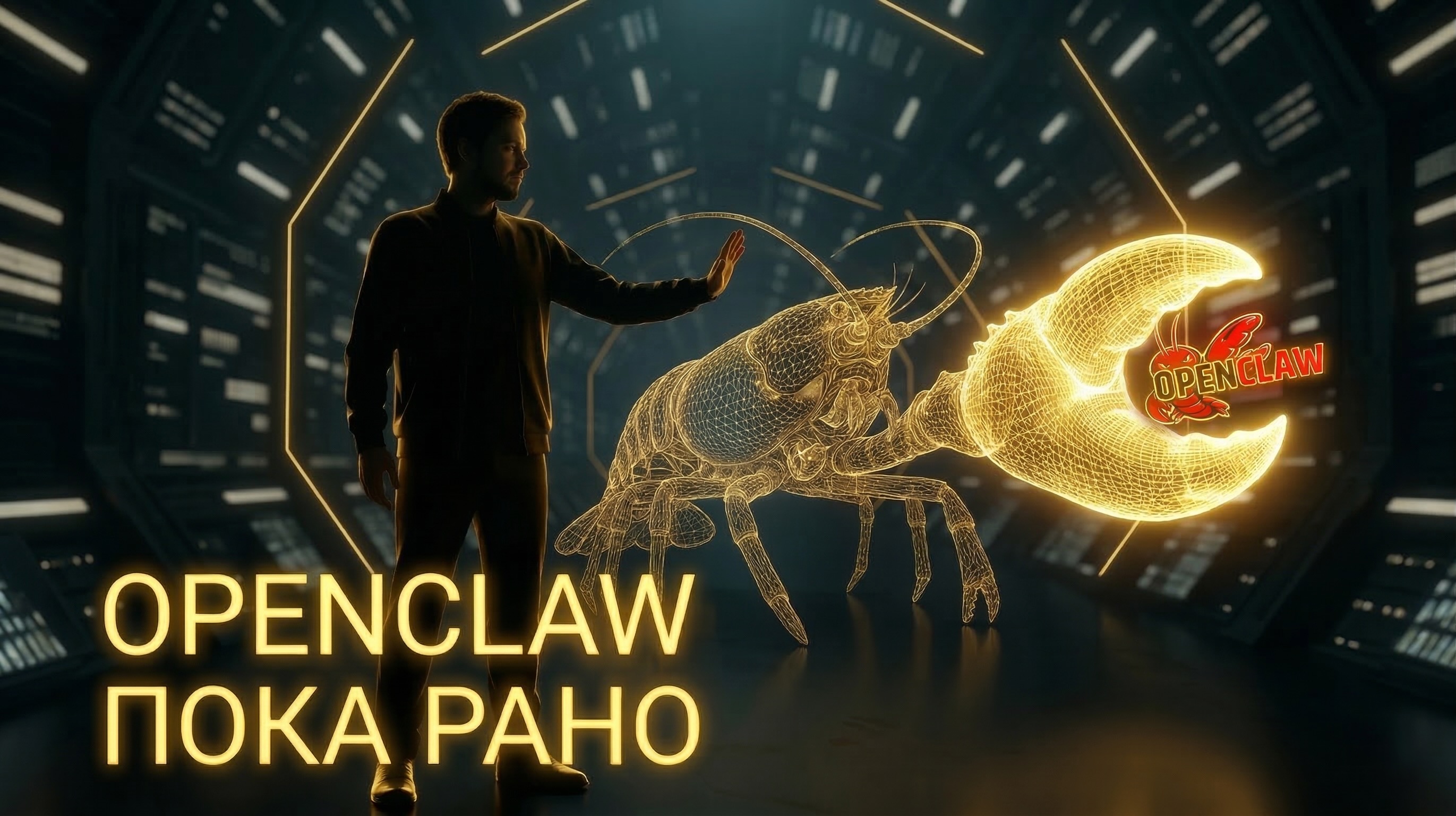 Обложка YouTube-ролика про OpenClaw